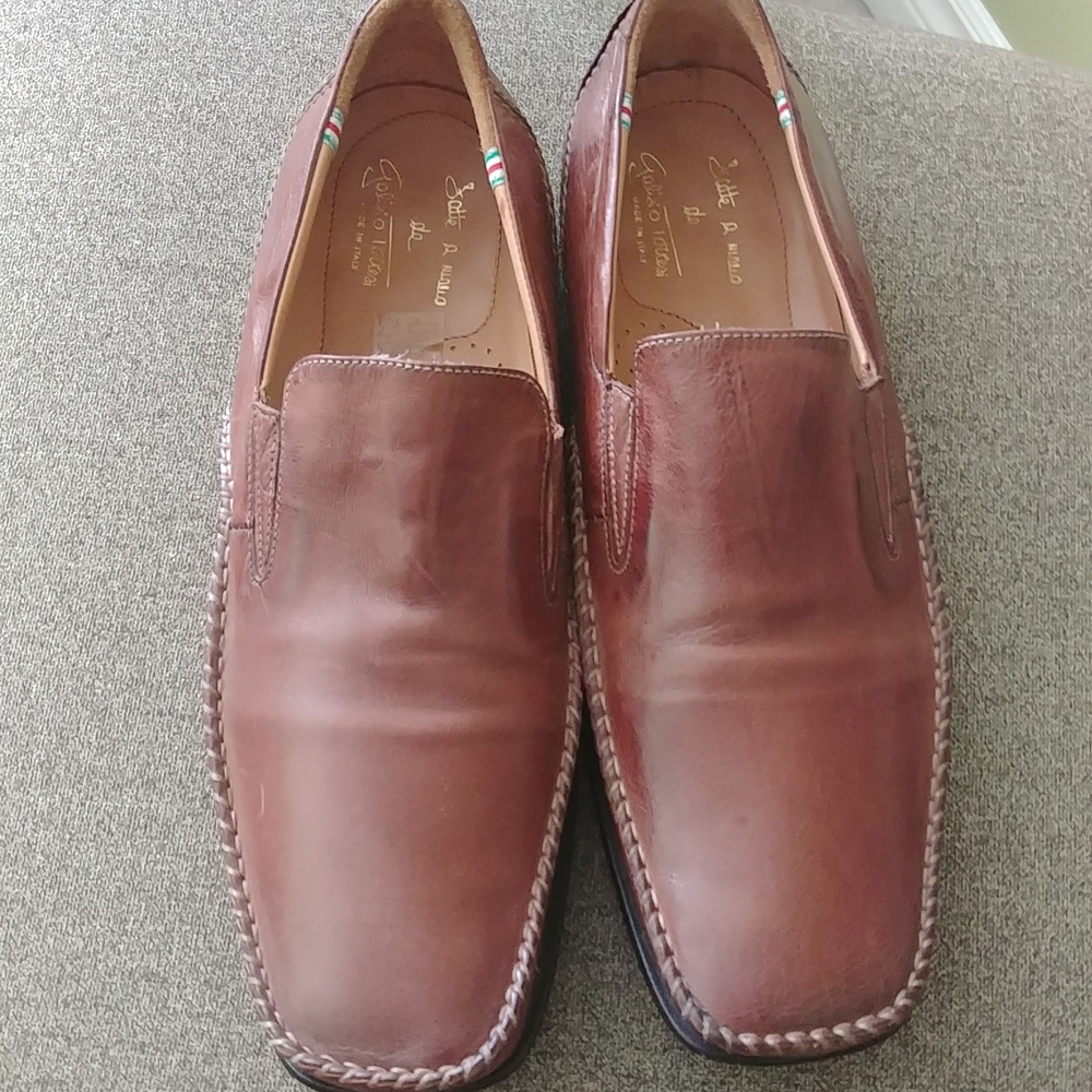 Like new GalizioTorresi hand stiched Leather shoes, size 42, Made in Italy - Picture 13 of 16